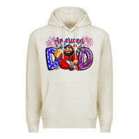 Oatmeal Heather american dod Premium Hoodie - CowhideDigitalArt