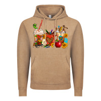 Vintage Coffee Teacher Coffee Cups Vintage Hoodie - FaDigitalArtStudio