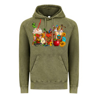 Vintage Olive Teacher Coffee Cups Vintage Hoodie - FaDigitalArtStudio