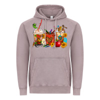 Vintage Zinc Teacher Coffee Cups Vintage Hoodie - FaDigitalArtStudio