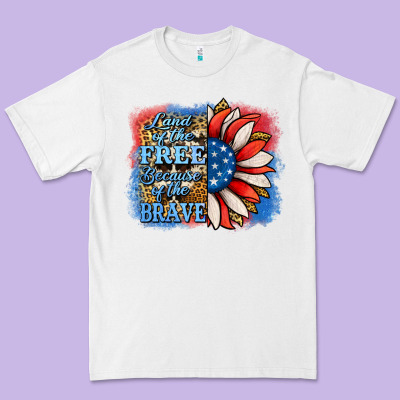Patriotic Sunflower Premium Tee Designed By Jasminsmagicworld