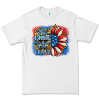 White Patriotic Sunflower Premium Tee - Jasminsmagicworld