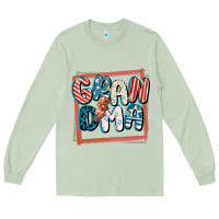 Matcha 4th of July grandma with lightning bolt Long Sleeve Tee - FaDigitalArtStudio