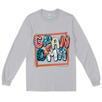 Moon Dust 4th of July grandma with lightning bolt Long Sleeve Tee - FaDigitalArtStudio