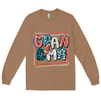 Toasted Coconut 4th of July grandma with lightning bolt Long Sleeve Tee - FaDigitalArtStudio