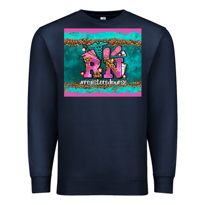 Rn Registered  Nurse Premium Sweatshirt by AdoDesignShop | Teevron