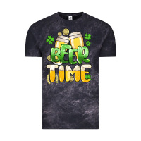 Cloud Black St.Patrick's Beer time Vintage Tee - HowdyJamesFarm