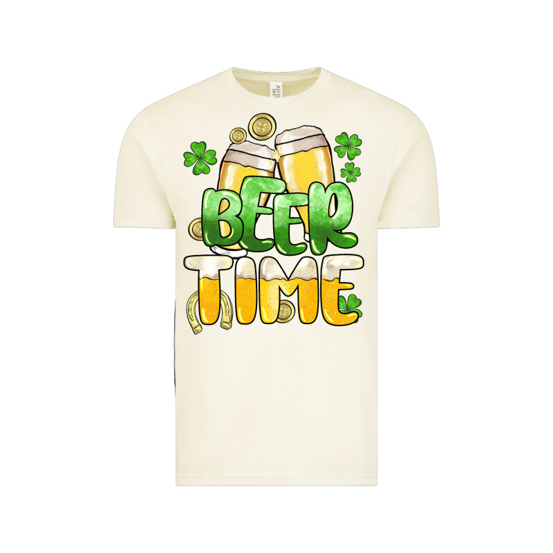 St.patrick's Beer Time Vintage Tee by HowdyJamesFarm | Teevron