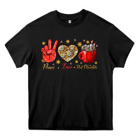 Black Peace love hot chocolate Heavy Core Tee - NancyCooperArtShop