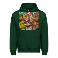 Forest Green little debbie tree cakes leopard turquoise Urban Hoodie - JahusDesignShop