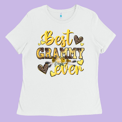 Best Grammy Ever Mother's Day Ladies Tee Designed By Cowgirlartshop