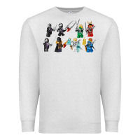 Oatmeal Heather ninjago Premium Sweatshirt - maiPhamDesign