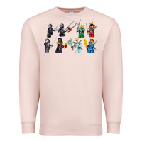 Pale Pink ninjago Premium Sweatshirt - maiPhamDesign
