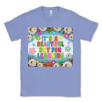 Colony Blue It's a beautiful day for learning tumblr Classic Tee - TumblerDesignByShophia