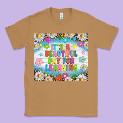 It's A Beautiful Day For Learning Tumblr Classic Tee Designed By Tumblerdesignbyshophia