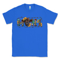 True Royal Western mini black highland calf Classic Tee - RanaPortraitStore