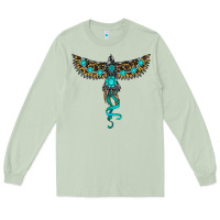 Matcha turquoise thunderbird Long Sleeve Tee - RanaPortraitStore