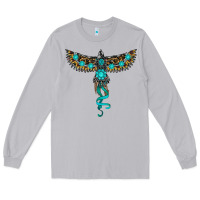 Moon Dust turquoise thunderbird Long Sleeve Tee - RanaPortraitStore