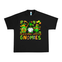 Black St. Patrick's Day shamrockin' with my gnomies Urban Heavy Tee - OliviaCreatesArt