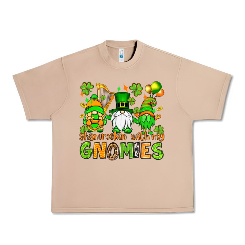 St. Patrick's Day Shamrockin' With My Gnomies Urban Heavy Tee by OliviaCreatesArt | Teevron