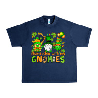 Navy St. Patrick's Day shamrockin' with my gnomies Urban Heavy Tee - OliviaCreatesArt