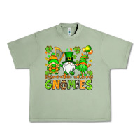 Oil Green St. Patrick's Day shamrockin' with my gnomies Urban Heavy Tee - OliviaCreatesArt