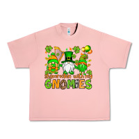 Salmon St. Patrick's Day shamrockin' with my gnomies Urban Heavy Tee - OliviaCreatesArt