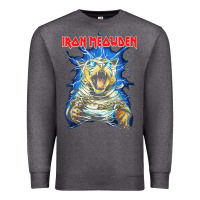 Charcoal Heather iron meowden classic cute cat love animal outfits halloween Premium Sweatshirt - maiPhamDesign
