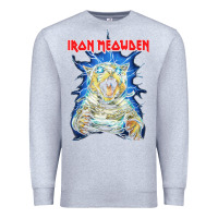 Heather Grey iron meowden classic cute cat love animal outfits halloween Premium Sweatshirt - maiPhamDesign