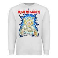 Oatmeal Heather iron meowden classic cute cat love animal outfits halloween Premium Sweatshirt - maiPhamDesign