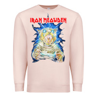 Pale Pink iron meowden classic cute cat love animal outfits halloween Premium Sweatshirt - maiPhamDesign