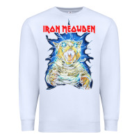 White iron meowden classic cute cat love animal outfits halloween Premium Sweatshirt - maiPhamDesign
