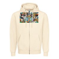 Sandshell happy birthday alpaca blue cup Zipper Hoodie - BarkalooDesign
