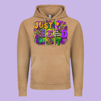 Just Bead It Vintage Hoodie Designed By Fadigitalartstudio