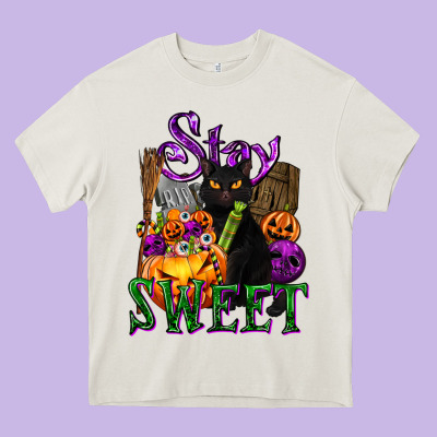 Stay Sweet Heavy Core Tee Designed By Texasbilliewilder