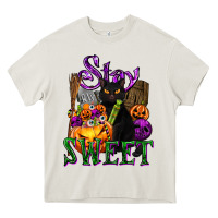 Cream Stay Sweet Heavy Core Tee - texasbilliewilder