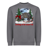 Greetings Of The Season Y'all With Armadillo Heavyweight Sweatshirt | Teevron