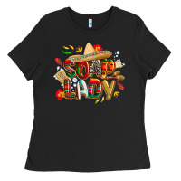 Black cinco de mayo soap lady Ladies Tee - CowGirlArtShop