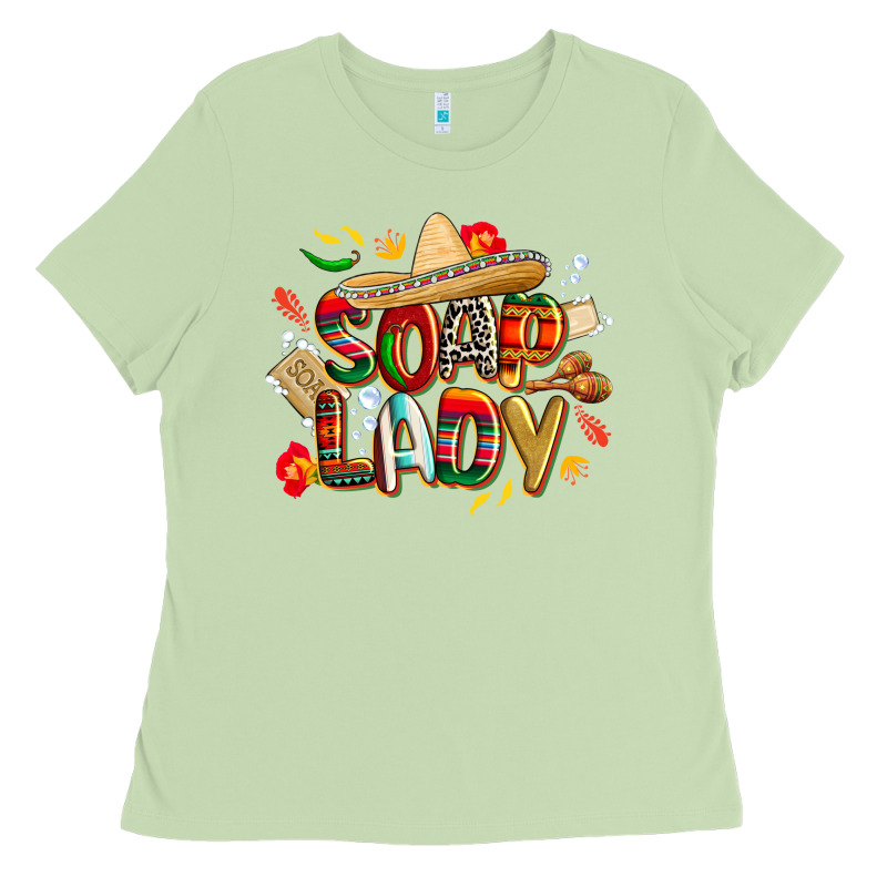 Cinco De Mayo Soap Lady Ladies Tee by CowGirlArtShop | Teevron