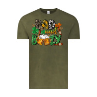 Vintage Olive Bad and boozy St. Patrick's Day Vintage Tee - CowGirlArtShop