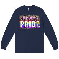 Navy Happy pride Long Sleeve Tee - FaDigitalArtStudio