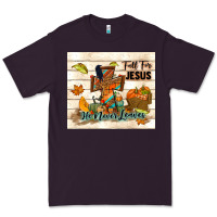 Plum fall for jesus he never leaves Premium Tee - TumblerDesignByShophia