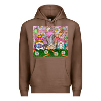 Chestnut easter gnome Premium Hoodie - CowhideDigitalArt