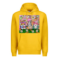 Lemon easter gnome Premium Hoodie - CowhideDigitalArt