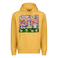 Mustard easter gnome Premium Hoodie - CowhideDigitalArt