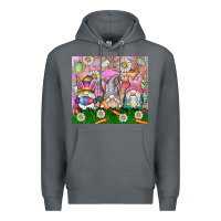 Rock easter gnome Premium Hoodie - CowhideDigitalArt