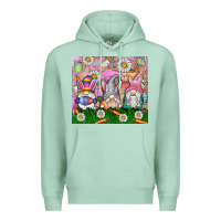 Seafoam easter gnome Premium Hoodie - CowhideDigitalArt