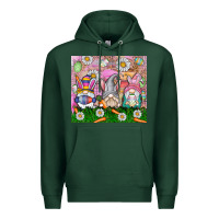 Sports Green easter gnome Premium Hoodie - CowhideDigitalArt