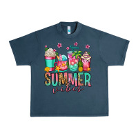Midnight Navy summer vibes coffee cups Urban Heavy Tee - Jasminsmagicworld