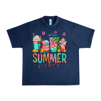 Navy summer vibes coffee cups Urban Heavy Tee - Jasminsmagicworld